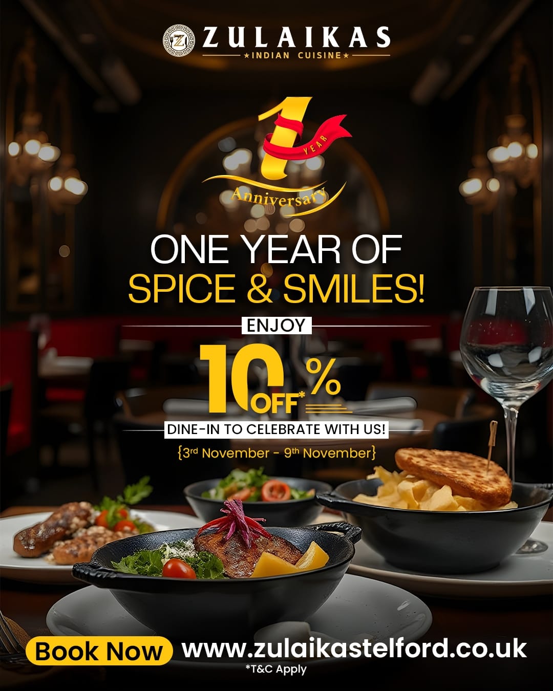 Zulaikas Indian Cuisine welcome image